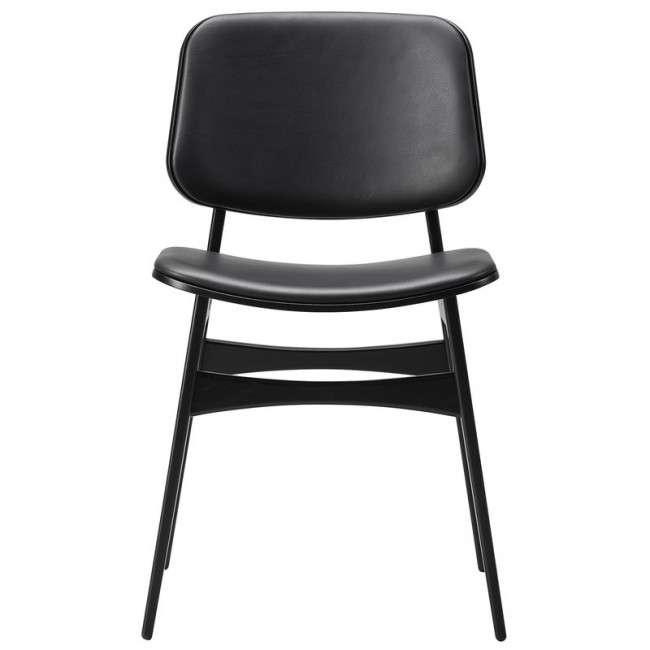 FREDERICIA 프레데리시아 Soeborg 의자 3052 wood base 블랙 oak - leather FRE3052-BLO-BLACK98