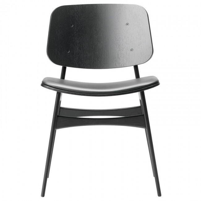 FREDERICIA 프레데리시아 Soeborg 의자 3051 wood base 블랙 oak - leather FRE3051-BLO-BLACK98