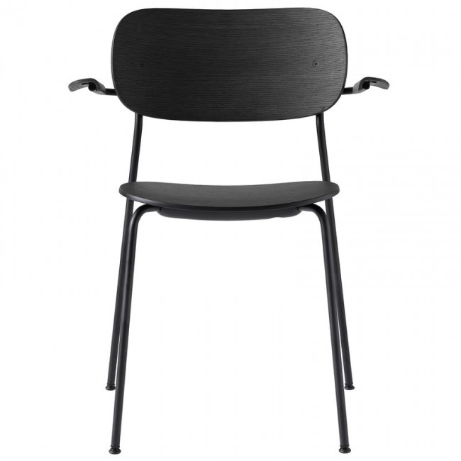 MENU Co 체어 의자 위드 암레스트 블랙 오크 MENU Co Chair with armrests  black oak 02522