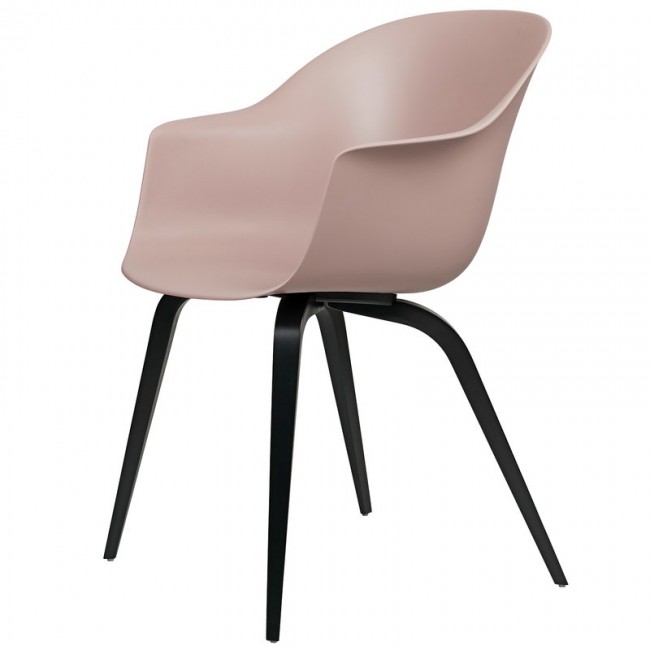 GUBI 구비 Bat 의자 sweet 핑크 - 블랙 beech base GB10024873