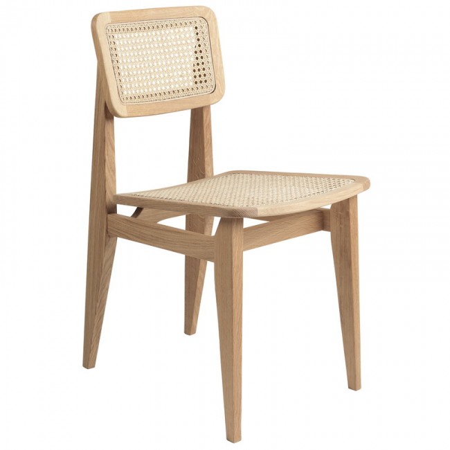 GUBI 구비 C-의자 cane - oiled oak GB10024450