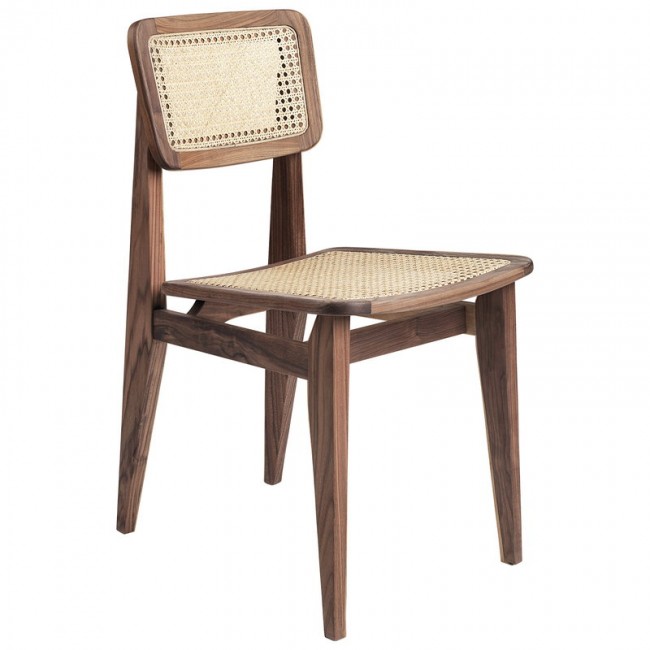 GUBI 구비 C-의자 cane - oiled walnut GB10024448