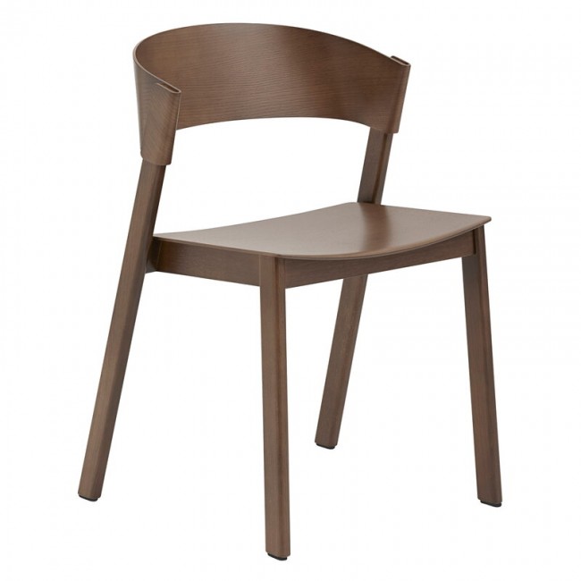 MUUTO 무토 커버 사이드 의자 stained 다크 brown MU33005