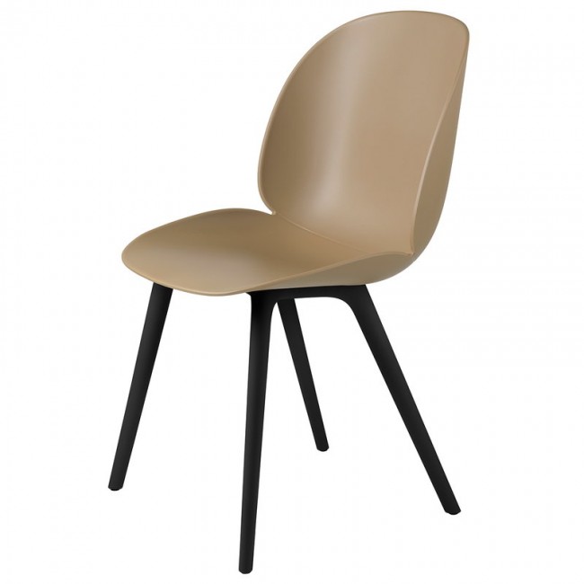 GUBI 구비 BE이티엘E 의자 plastic edition 블랙 - pebble brown GB10074194