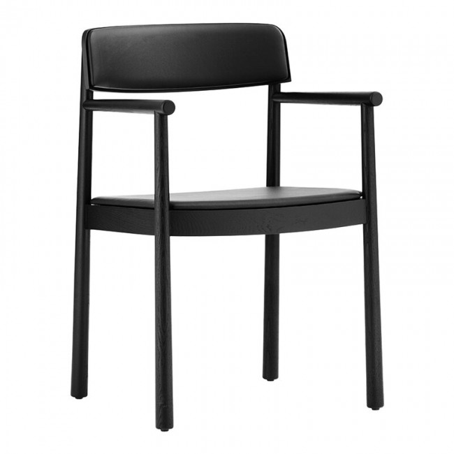 NORMANN COPENHAGEN 노만코펜하겐 Timb 암체어 블랙 - Ultra leather NC1401621