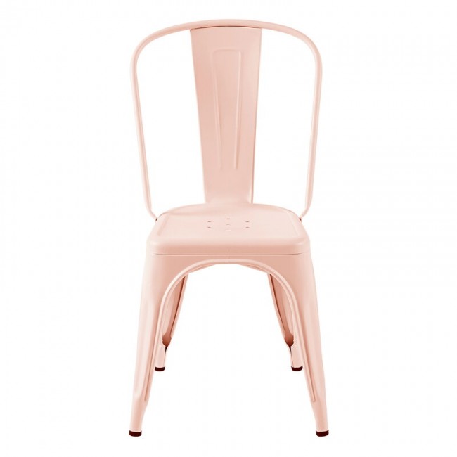 Tolix 의자 A powder 로즈 matt fine textured TL00402-ROSEPOUDRE