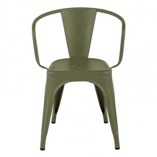 Tolix 의자 A56 olive matt fine textured TL06714-OLIVE