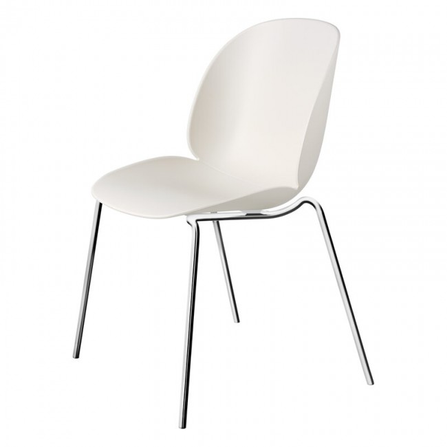 GUBI 구비 BE이티엘E 의자 stackable 크롬 - alabaster 화이트 GB10064372