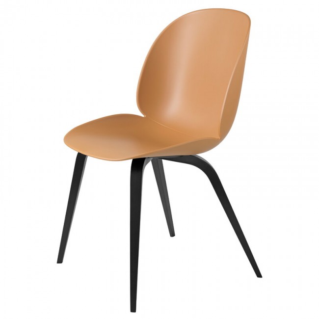 GUBI 구비 BE이티엘E 의자 블랙 stained beech - amber brown GB10064266
