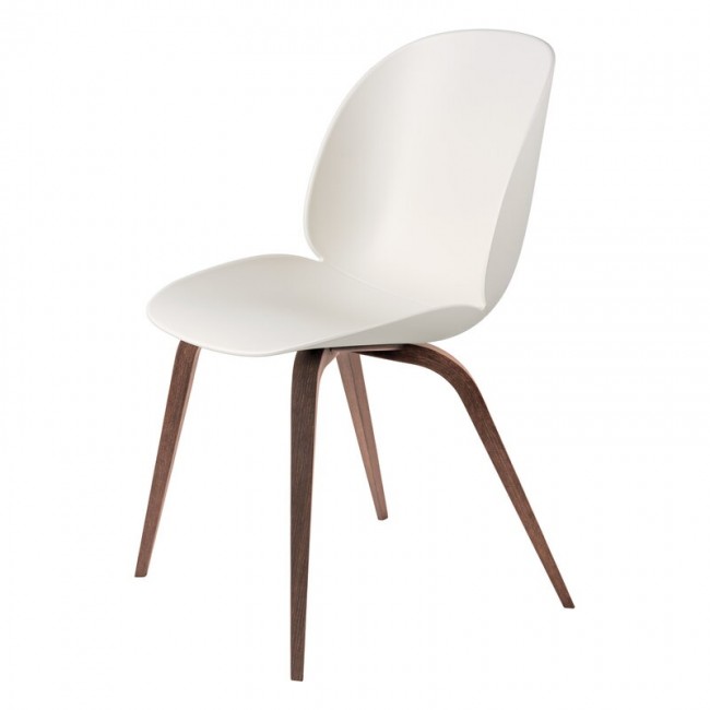 GUBI 구비 BE이티엘E 의자 american walnut - alabaster 화이트 GB10064308