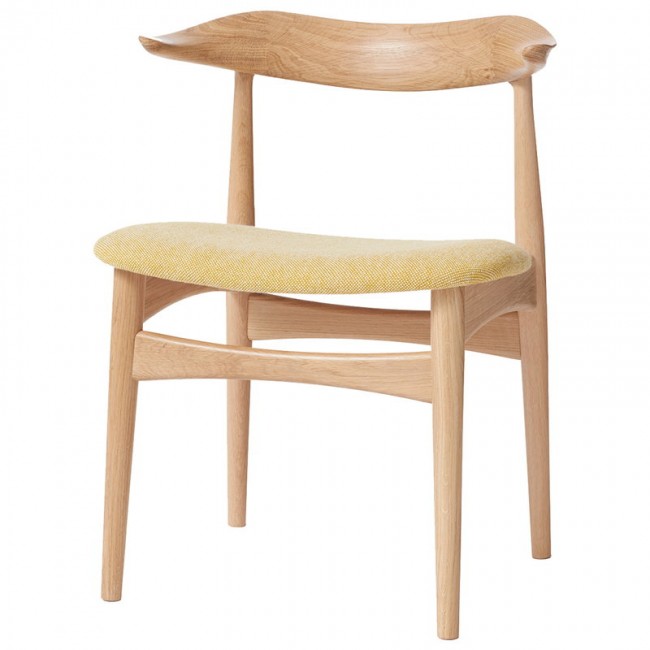WARM NORDIC 웜 노르딕 Cow Horn 의자 oiled oak - vanilla WA2405056