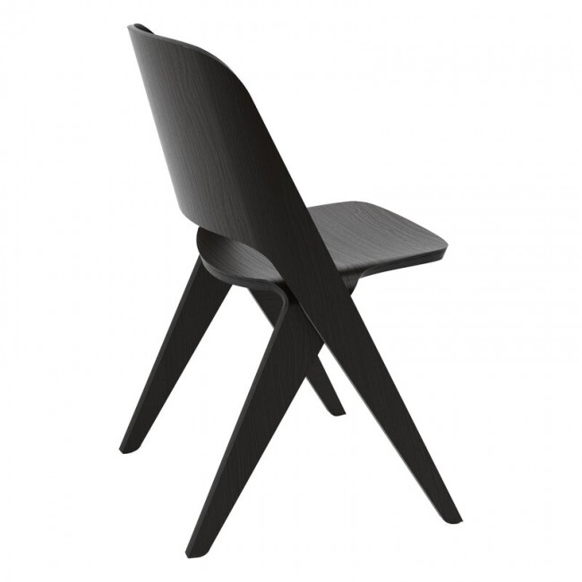 Poiat Lavitta 의자 블랙 LVLCHAIR-B
