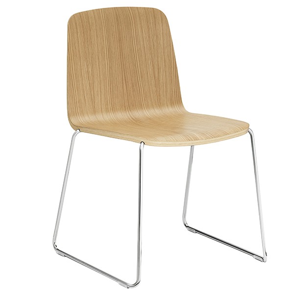 NORMANN COPENHAGEN 노만코펜하겐 Just 의자 oak - 크롬 NC602070