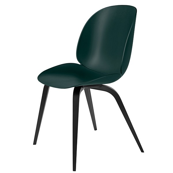 GUBI 구비 BE이티엘E 의자 블랙 beech - 그린 GB26014-BSB-GR