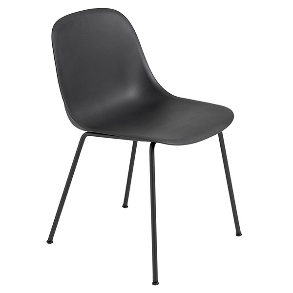 MUUTO 무토 Fiber 사이드 의자 튜브 base 블랙 MU25001