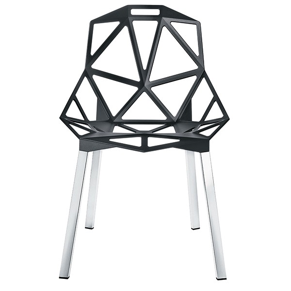 MAGIS 체어 의자_ONE 앤트러사이트 - polished 알루미늄 legs Magis Chair_One  anthracite - polished aluminium legs 02223