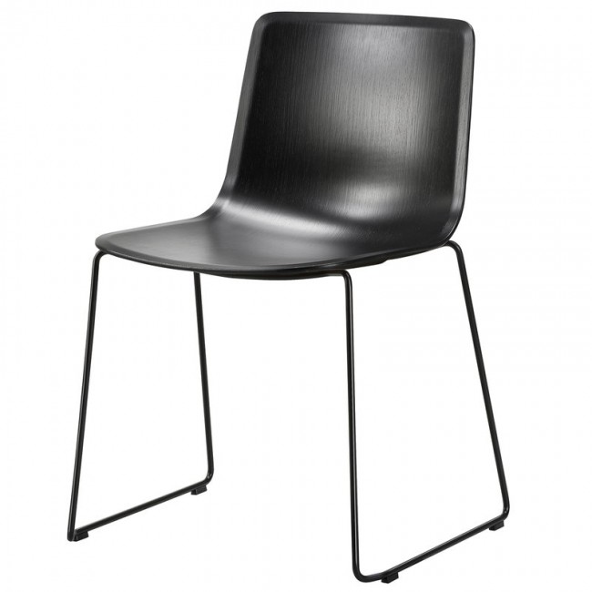 FREDERICIA 프레데리시아 Pato 의자 sled base 블랙 FRE4100-BL-BL