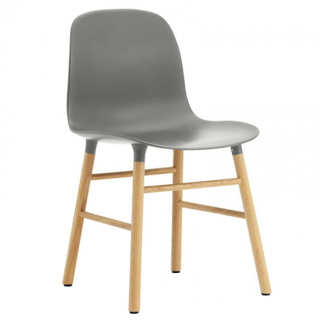 NORMANN COPENHAGEN 노만코펜하겐 Form 의자 grey - oak NC602817