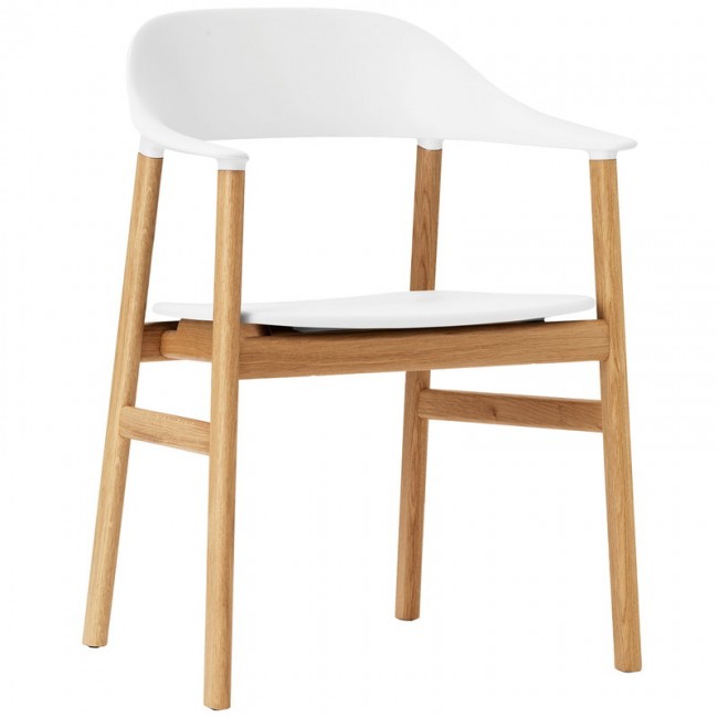 NORMANN COPENHAGEN 노만코펜하겐 Herit 암체어 oak - 화이트 NC1401028