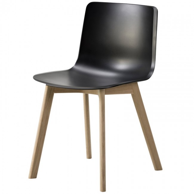FREDERICIA 프레데리시아 Pato 의자 wood base 블랙 - 래커 oak FRE4225-BL-LO