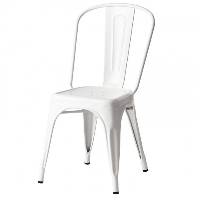 Tolix 의자 A matt 화이트 TL00402-9003-MAT