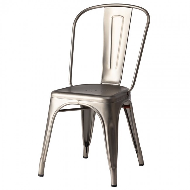 Tolix 의자 A matt varnished steel 아웃도어 TL00406-00063