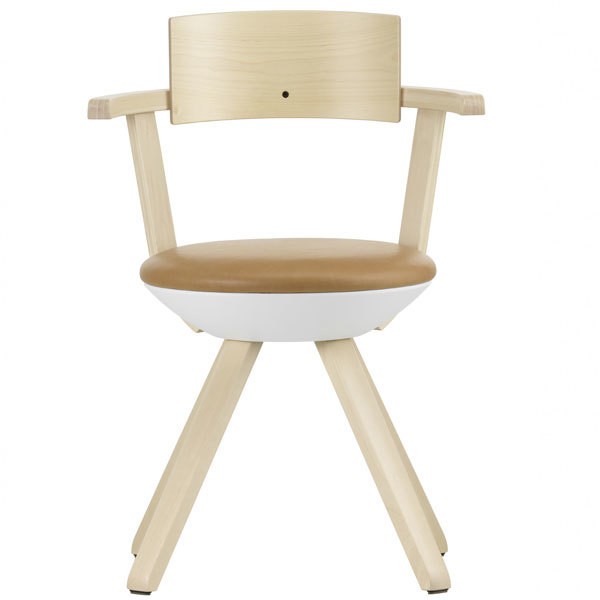 ARTEK 라이벌 체어 KG002 BIRCH/레더 Artek Rival chair KG002  birch/leather 02138