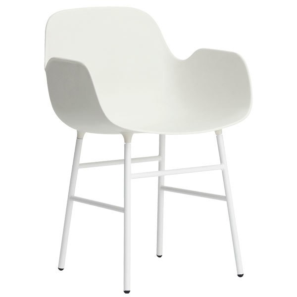 NORMANN COPENHAGEN 노만코펜하겐 Form 암체어 화이트 steel - NC602756