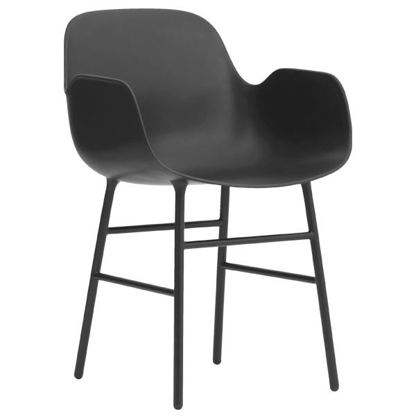 NORMANN COPENHAGEN 노만코펜하겐 Form 암체어 블랙 steel - NC602758