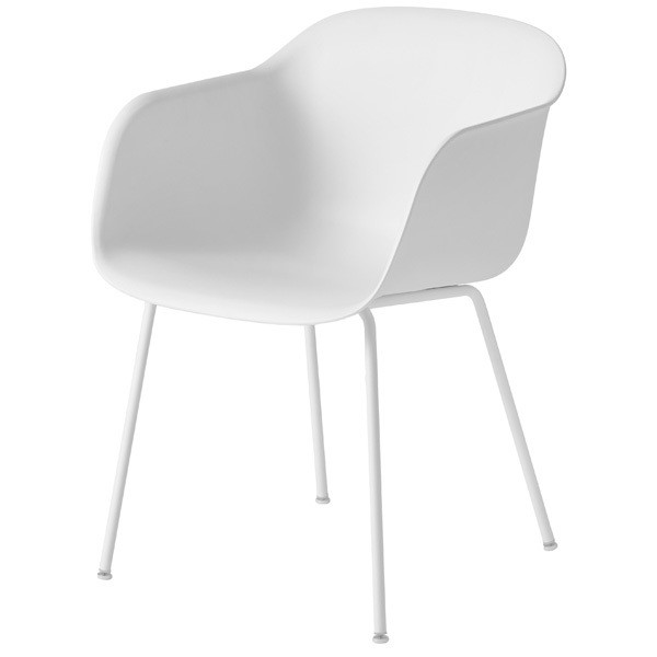MUUTO 무토 Fiber 암체어 튜브 base 화이트 MU20006