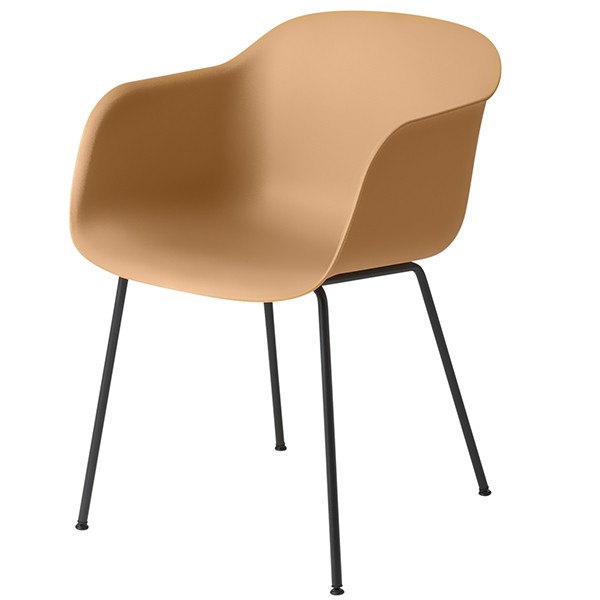 MUUTO 무토 Fiber 암체어 튜브 base ochre - 블랙 MU20029-1