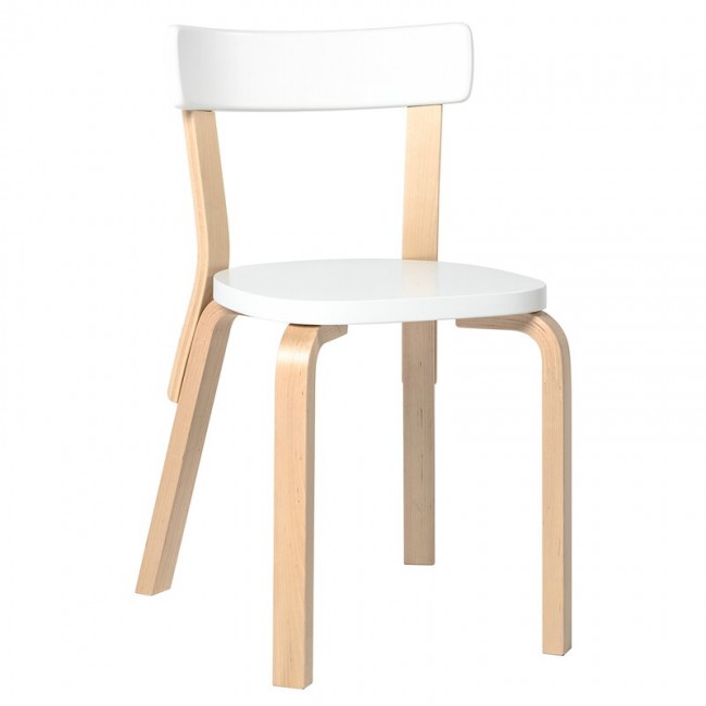 ARTEK 알토 체어 69 화이트 Artek Aalto chair 69  white 02110