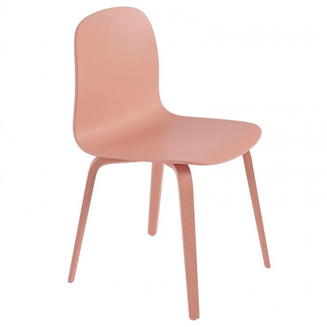 MUUTO 무토 Visu 의자 wood base tan 로즈 MU32556