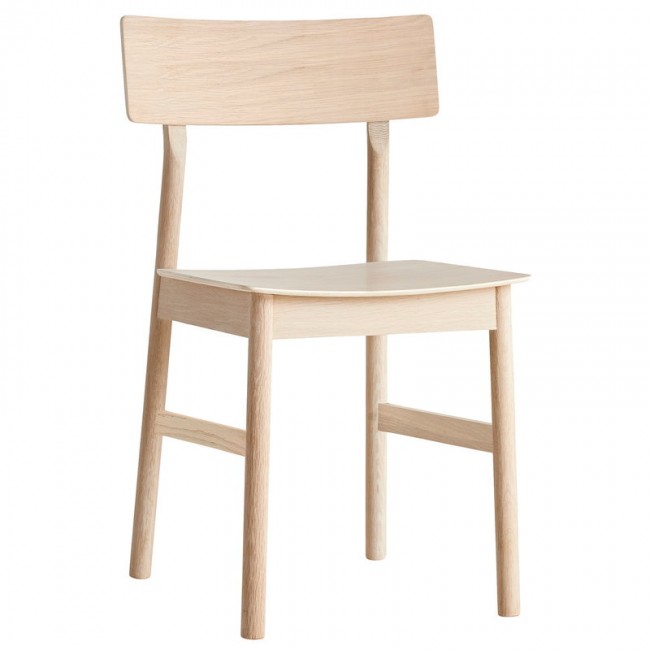 WOUD 우드 Pause 다이닝 의자 2.0 화이트 pigmented oak WD100060