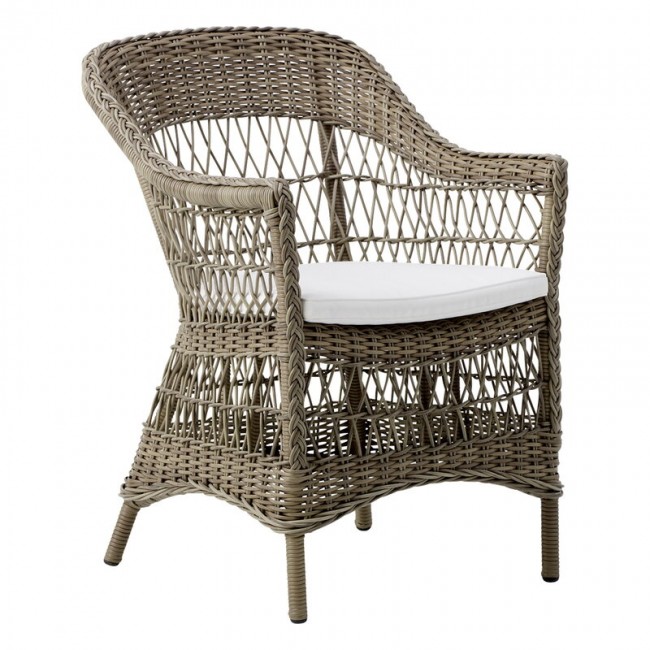 Sika-Design Charlot 의자 antique grey - 화이트 SS9190T-9190CY101