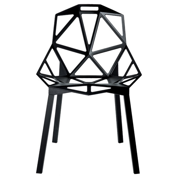 MAGIS 체어 의자_ONE 블랙 - painted 알루미늄 legs Magis Chair_One  black - painted aluminium legs 01970