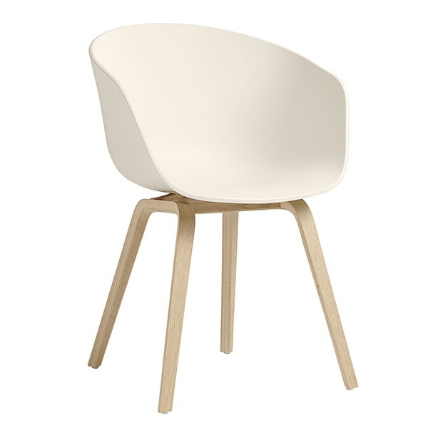 HAY 헤이 About A 의자 AAC22 oak - cream 화이트 HA13576