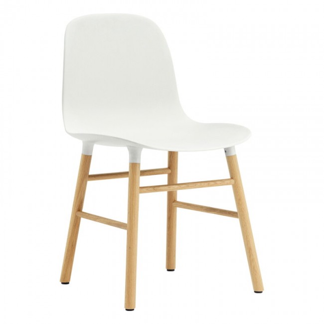 NORMANN COPENHAGEN 노만코펜하겐 Form 의자 화이트 - oak NC602816