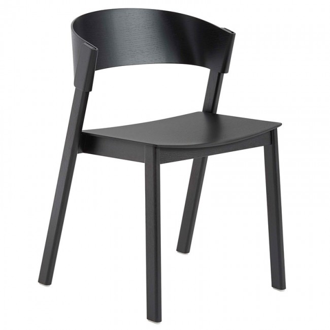 MUUTO 무토 커버 사이드 의자 블랙 MU33002