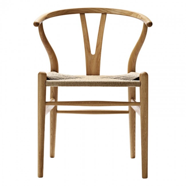 CARL HANSEN & SU00F8N CH24 위시본 체어 의자 오일 오크 - 네츄럴 cor_d Carl Hansen & Su00f8n CH24 Wishbone chair  oiled oak - natural cord 01853