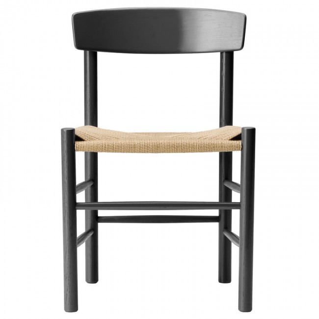 FREDERICIA 프레데리시아 J39 MO겐세N 의자 블랙 래커 oak - paper cor_d FRE3239-NPY-BLO
