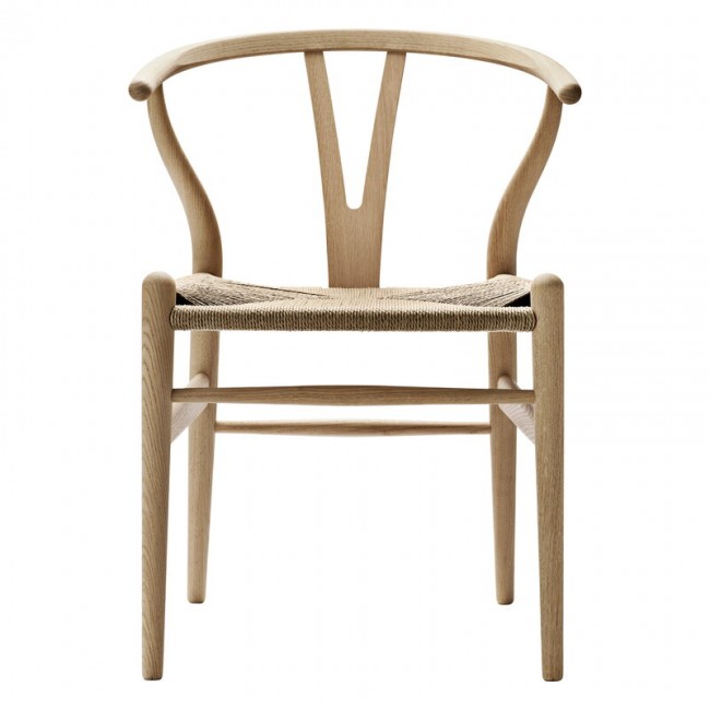 CARL HANSEN & SU00F8N CH24 위시본 체어 의자 soaped oak - 네츄럴 cor_d Carl Hansen & Su00f8n CH24 Wishbone chair  soaped oak - natural cord 01837