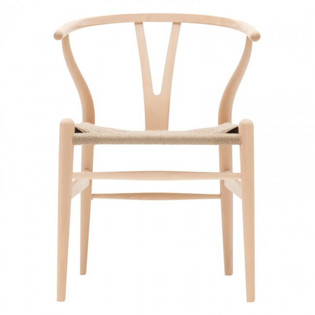 CARL HANSEN & SU00F8N CH24 위시본 체어 의자 soaped beech - 네츄럴 cor_d Carl Hansen & Su00f8n CH24 Wishbone chair  soaped beech - natural cord 01831