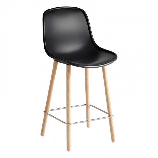 HAY 헤이 Neu 12 bar 스톨 소프트 블랙 - oak steel HA257296-1009000