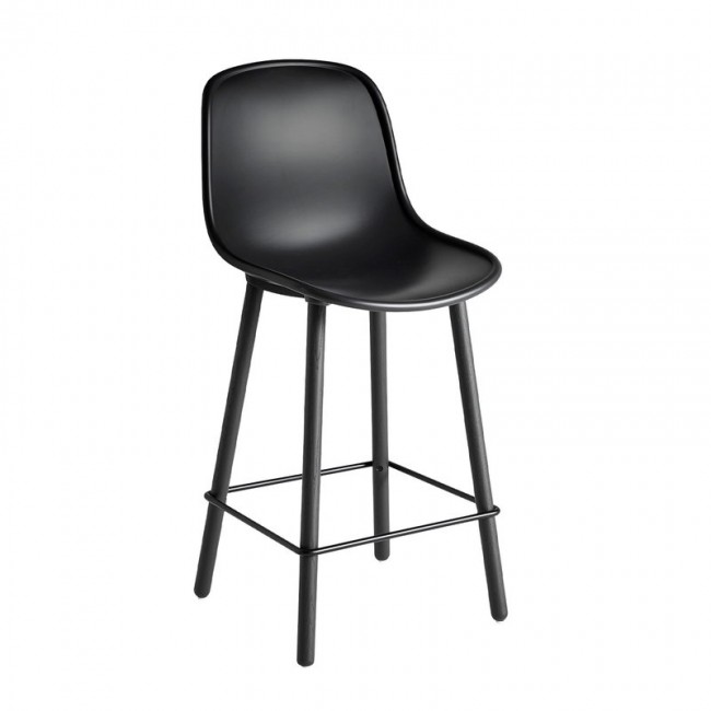 HAY 헤이 Neu 12 bar 스톨 소프트 블랙 - oak PU lacquer HANEU12-65-SB-BLO-B