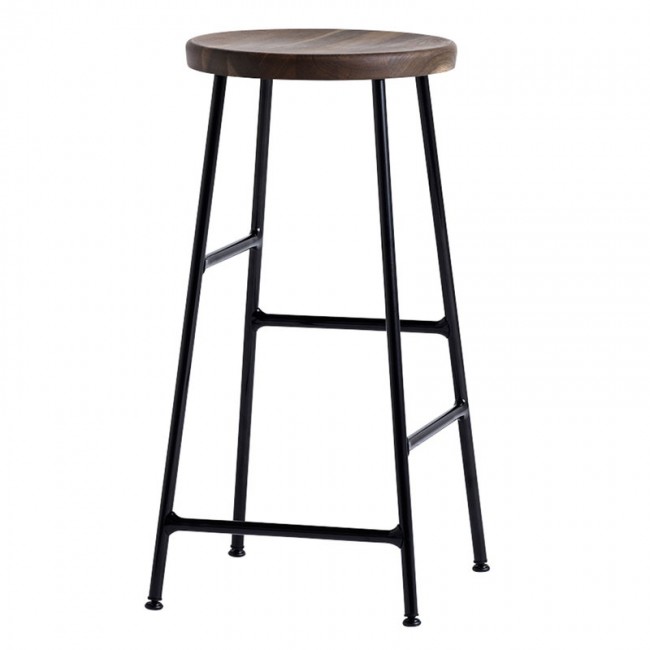 HAY 헤이 Cornet bar 스톨 low 블랙 - 스모크 oak HACORNETBS-65-SB-SMO