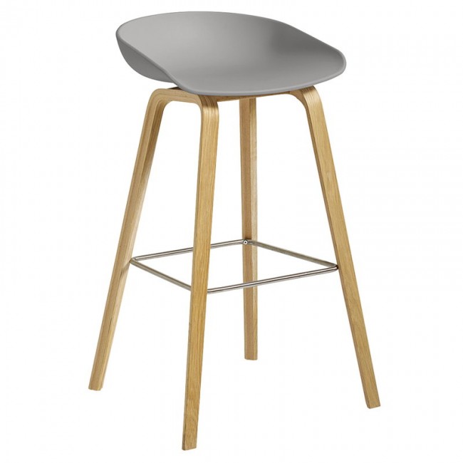 HAY 헤이 About A 스톨 AAS32 75 cm 래커 oak - concrete grey HA256741