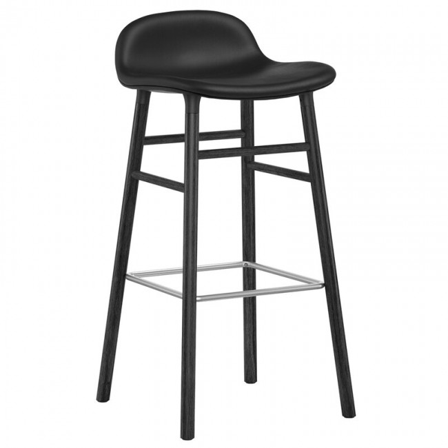 NORMANN COPENHAGEN 노만코펜하겐 Form bar 스톨 75 cm 블랙 oak - leather Ultra NC1385362-41599