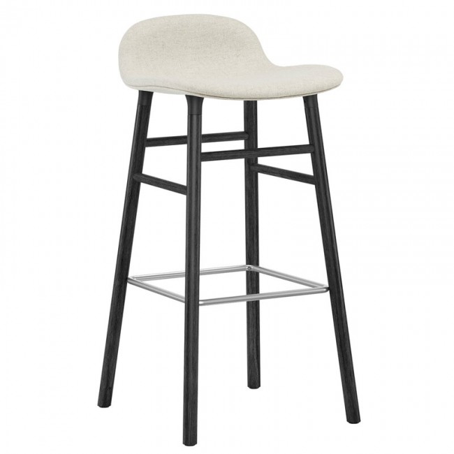 NORMANN COPENHAGEN 노만코펜하겐 Form bar 스톨 75 cm 블랙 oak - Main Line Flax 20 NC1401230-MLF20