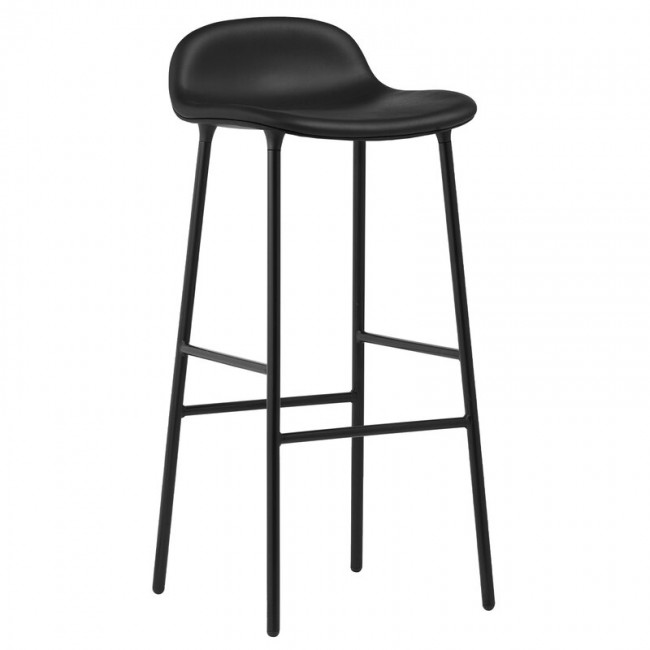 NORMANN COPENHAGEN 노만코펜하겐 Form bar 스톨 75 cm 블랙 steel - leather Ultra NC1385350-41599